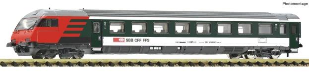 Fleischmann 6260059 - N - Steuerwagen 2. Kl. EW-IV-Pendelzüge, SBB, Ep. V - DC-Digital